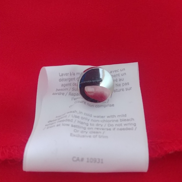 Laura Plus Ladies Button Sheer Blouse - Picture 11 of 11